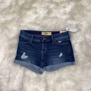 Hollister Low Rise Midi Jean Shorts